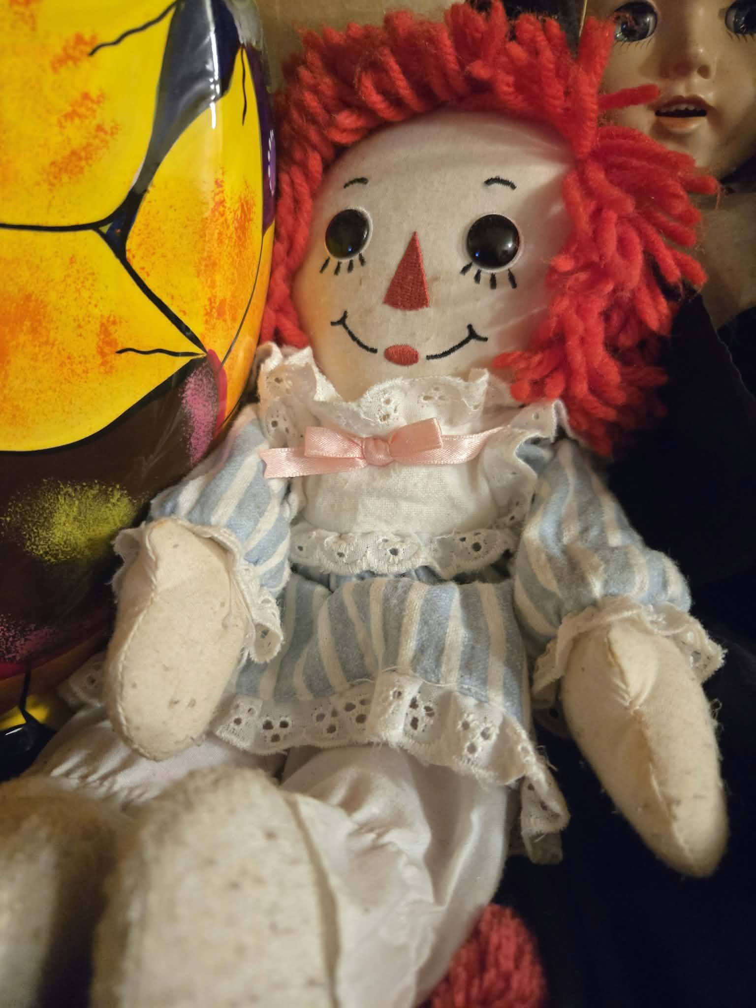 Original photograph of the Raggedy Ann doll that inspired A Doll for a Dollar